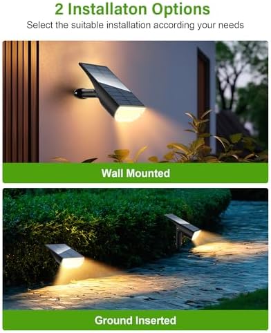Solar Spot Lights Outdoor Waterproof, Solar Landscape Lights Outdoor