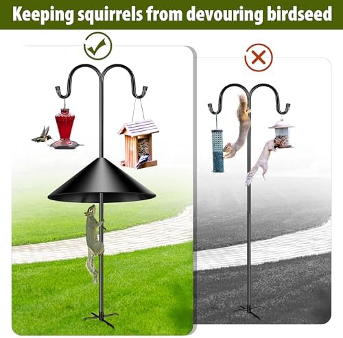 Squirrel Baffle,19-Inch Squirrel Baffle for Bird Feeder