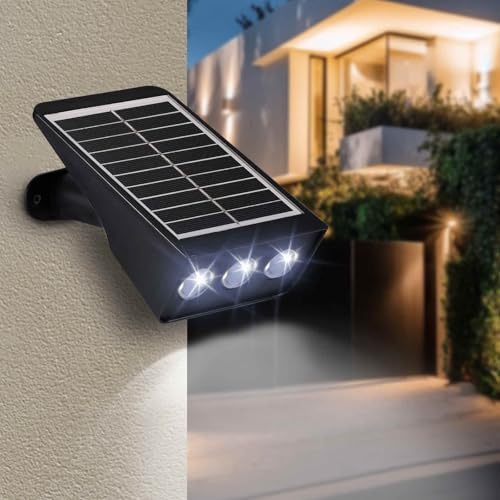 2 Pack Solar Spot Lights Outdoor Solar Landscape Spotlights