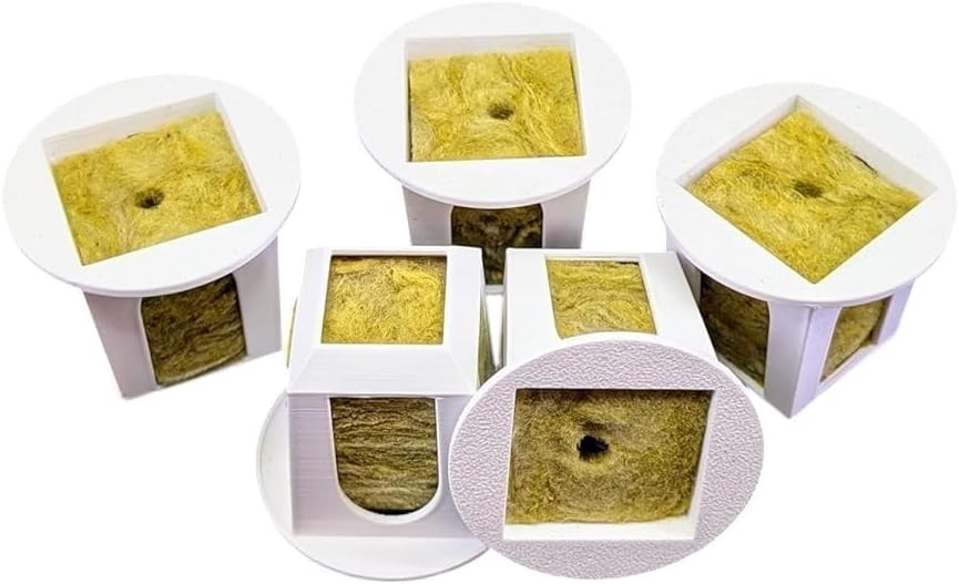 Grow Cubes for Hydroponic System/Compatible with Gardyn (20 Cubes+Rockwool)
