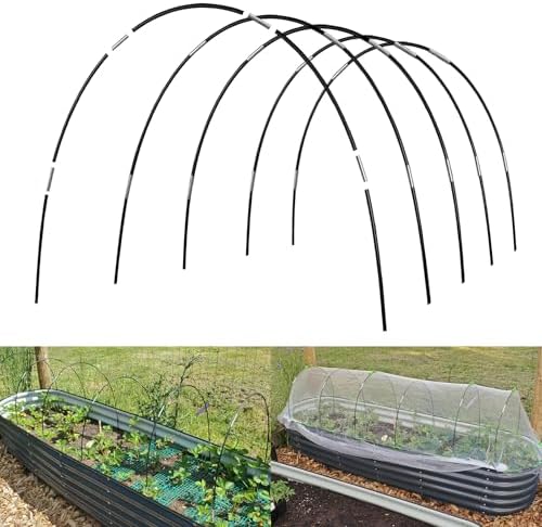 Greenhouse Hoops Grow Tunnel, 5 Sets 7FT Garden Hoops