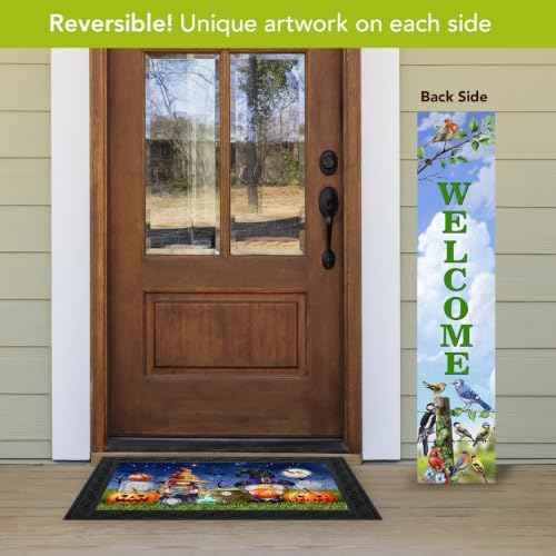 Briarwood Lane Spring Double Sided Reversible Pine Porch Leaner 47x9.5 Spring Birds For Spring Porch Leaner