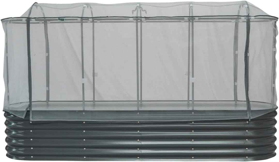 Vego garden Cover System for 3.5' x 5.0' (6 in 1) Garden Bed