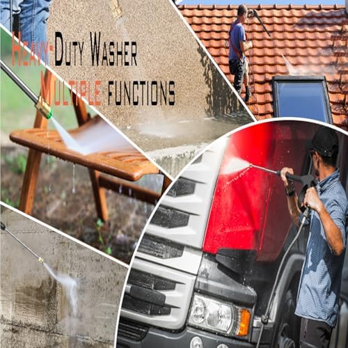 3500 PSI Gas Pressure Washer, 2.6 GPM Commercial Heavy Duty Power