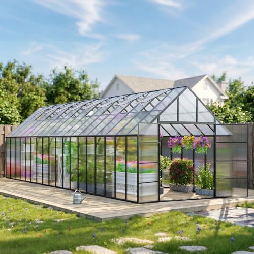 36x10x10 FT Extra Large Greenhouse for Outdoors, Heavy Duty