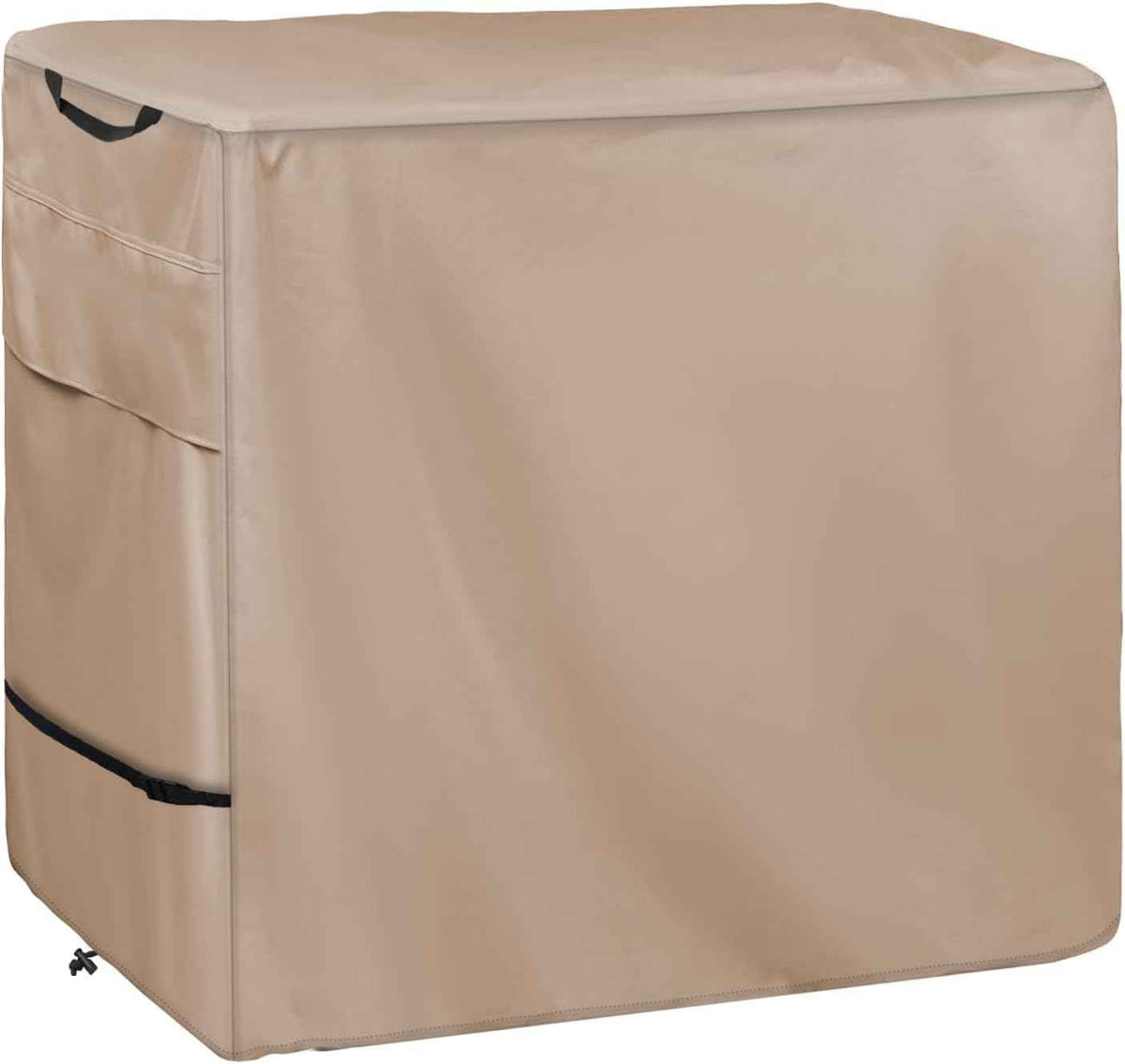 Outdoor Prep Table Cover- Heavy Duty Waterproof Cover for Outdoor Stainless Steel Table,Compatible with 46 inch Outdoor Utility Cart and Storage Cabinet Khaki