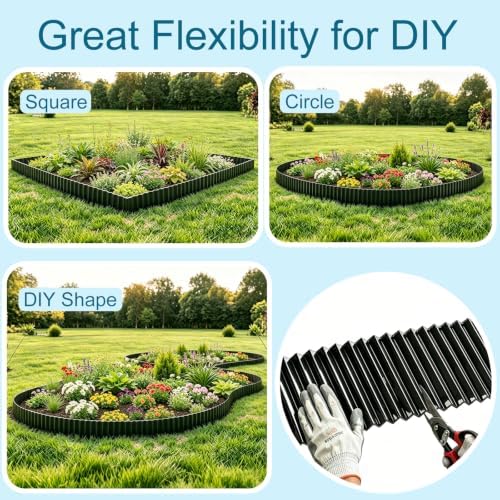 6 Inch x 40 Ft Galvanized Corrugated Metal Garden Edging Landscape Edging