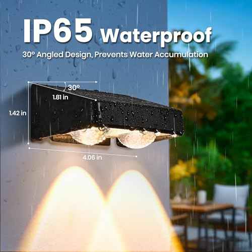 Color-Changing Solar Fence Lights – 16 Pack