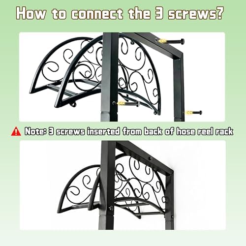 Garden Hose Holder, 57 Inch Extra Tall Freestanding Water Hose Stand