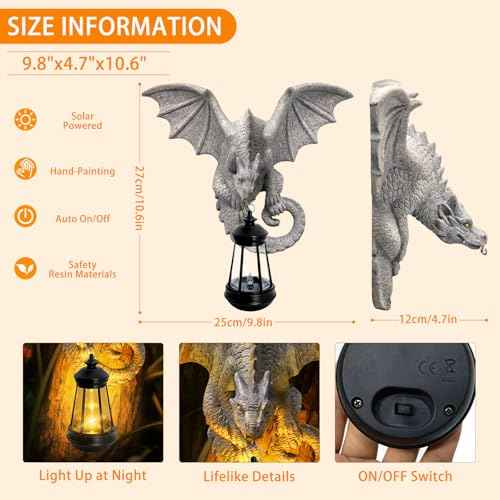 Solar Dragon Tree Hugger Statue