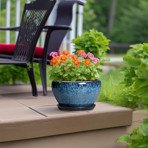 Ceramicfor Ceramic Pots for Plants - 9 Inch Plant Pot Indoor with