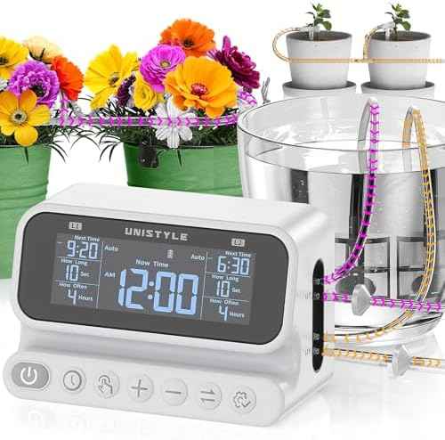 [All-New 2027] 2 Zone Automatic Plant Waterer for Indoor, Unistyle Plant Watering Devices for Potted Plants, Drip Irrigation System with Programmable