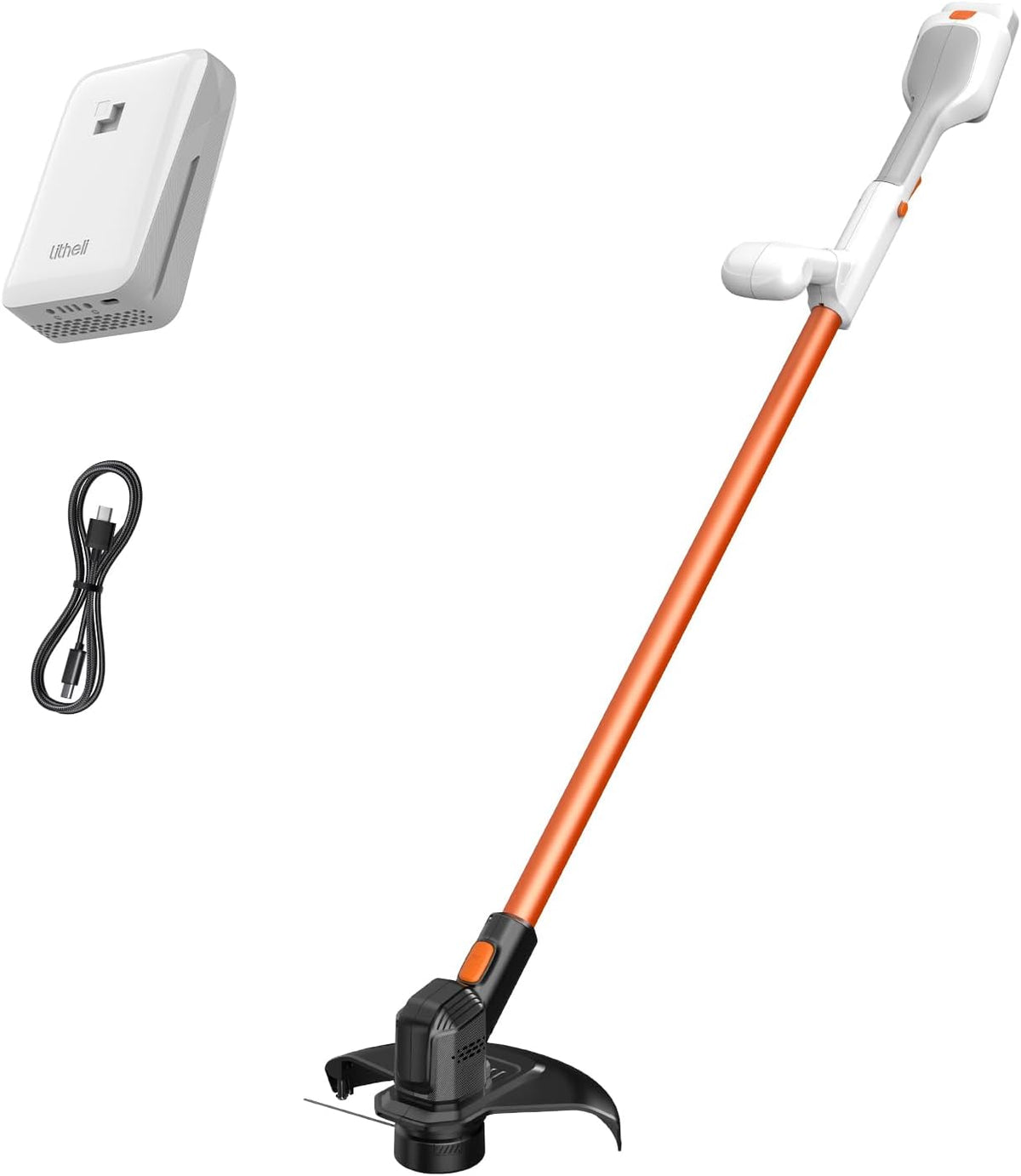 Litheli Cordless Weed Wacker 12 Inch, U20 Handy+ 20V String Trimmer & Weed Eater with 2.0Ah Battery, Grass Trimmer Tools for Garden, Yard and Farm - Field & Nook