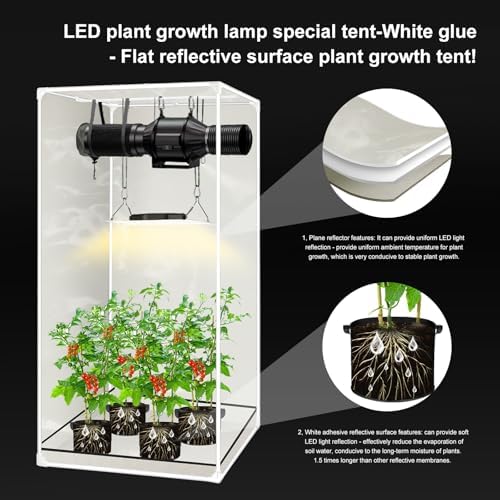 ATOUR LED Grow Light Specil Tent, High Reflective PE Film Grow Tent