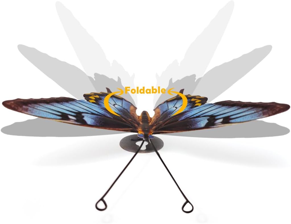 3D Metal Butterfly Wall Decorations – 5 Pack