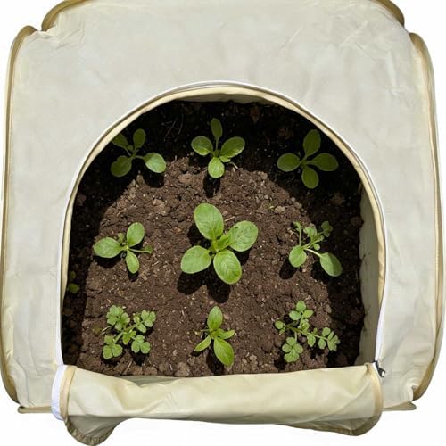 2 Pack Plant Freeze Protection Covers, Winter Shrub Frost Protection