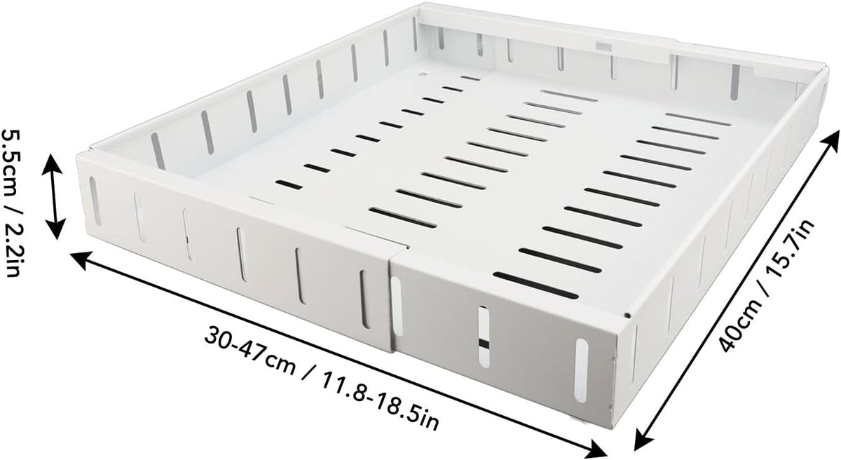 Expandable Pull Out Cabinet Organizer, 11.8" to 18.5"