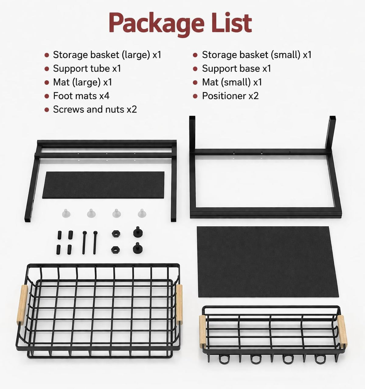 L-Shaped Adjustable 2-Tier Under Sink Organizer – Sliding Metal Storage Shelf for Kitchen & Bathroom Cabinets (Black) - Field & Nook