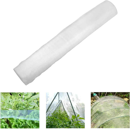 4Ft x 100Ft Mosquito Bug Insect Bird Fine Mesh Net Barrier Hunting Blind Garden Screen Netting for Protect Your Plant Fruits Flower