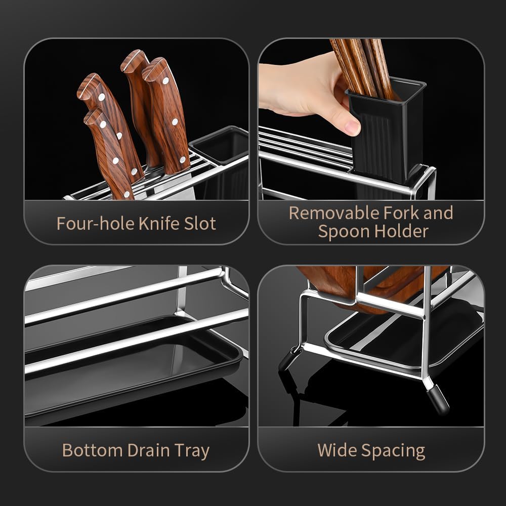 18/8 Stainless Steel Cutting Board and Pot Lid Organizer