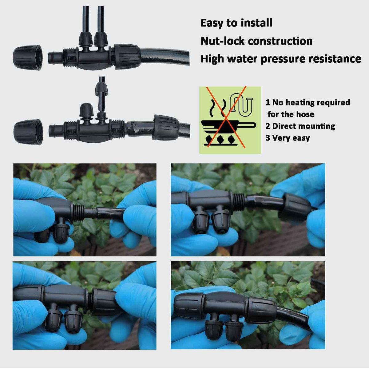 Automatic Drip Irrigation System with Timer – 160 ft