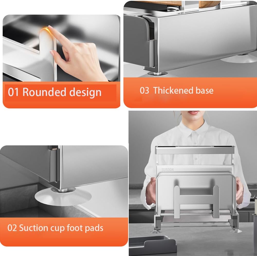 Multifunctional Cutting Board and Knife Drying Rack