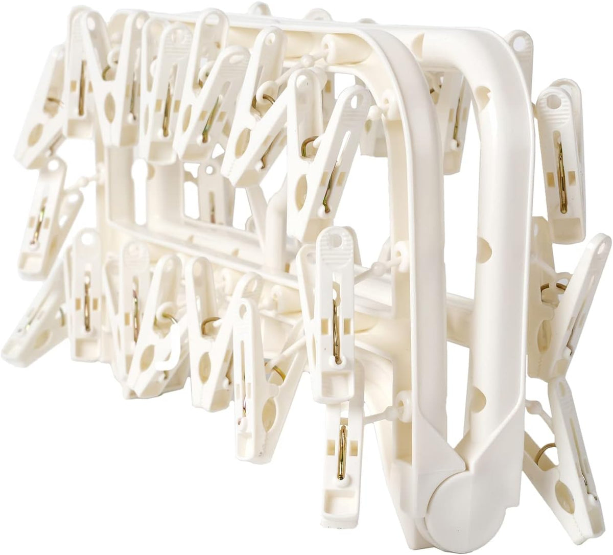 Foldable Clip Drying Hanger – 32 Clips for Delicates and Socks