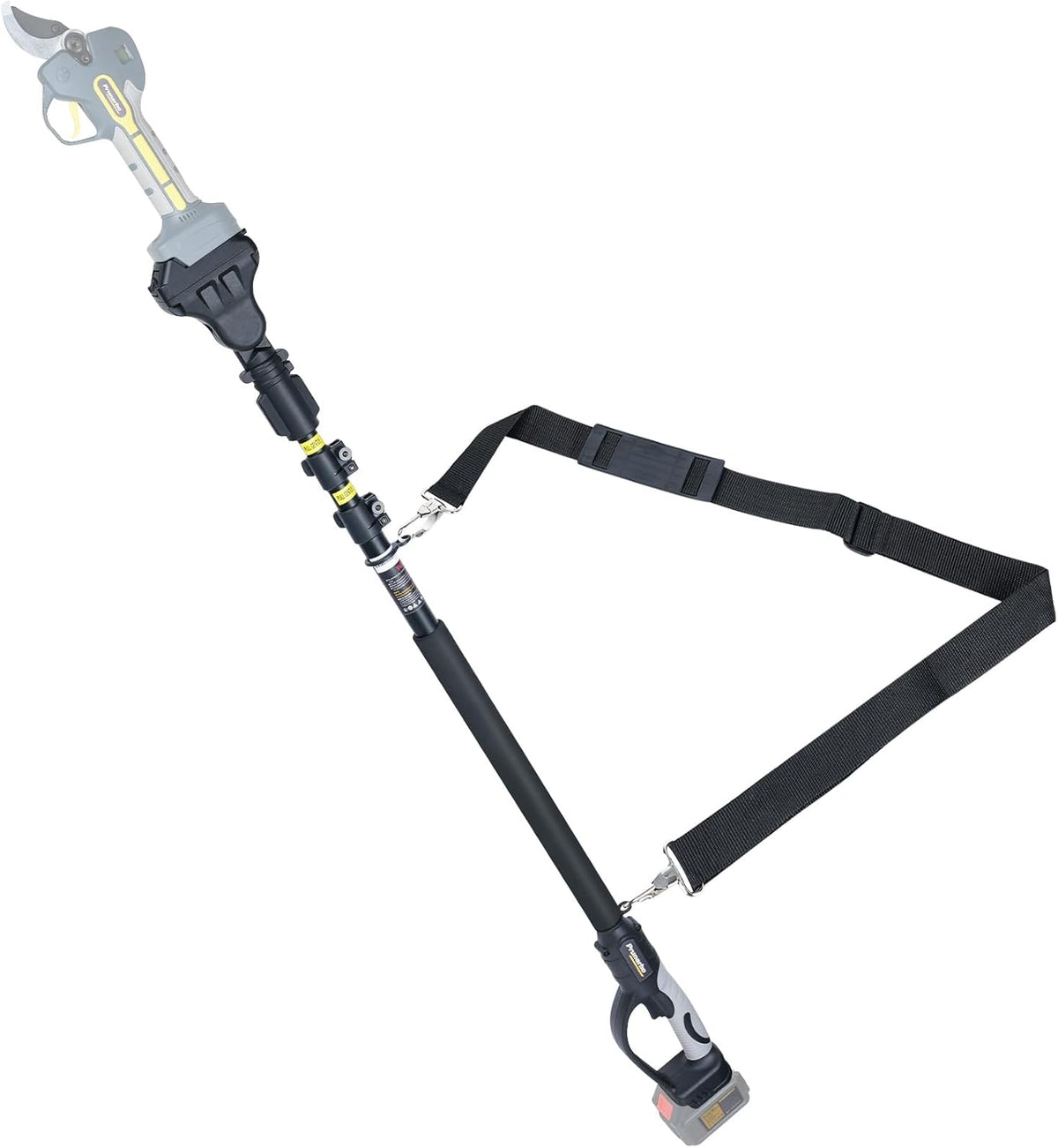 Extendable Pole for Cordless Electric Pruning Shear, Telescopic Pole 4.2-8.2 ft Extension for Gardening Tree Pruner Extended Cutting Reach for Professional Battery Secateurs Heavy Duty - Field & Nook