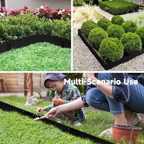 Steel Landscape Edging 6 Inch Metal Landscape Edging 20Ft Total 6-Pack