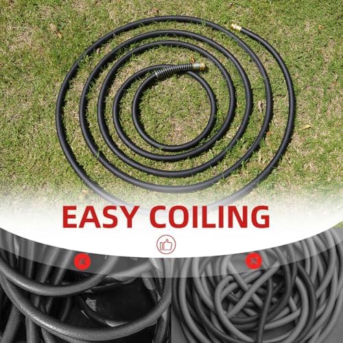 Wiseflow Leader Hose 3FT x 5/8" Heavy Duty Water Hose with Brass Male