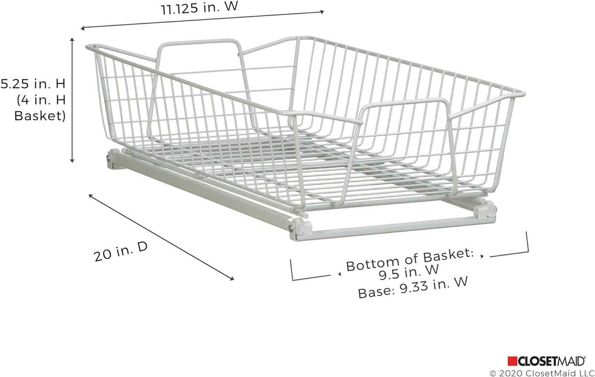 ClosetMaid Pull Out Cabinet Organizer, Heavy Duty, Slide Out Pantry