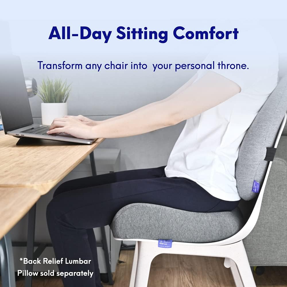 Extra-Dense Pressure Relief Seat Cushion – Light Gray - Field & Nook