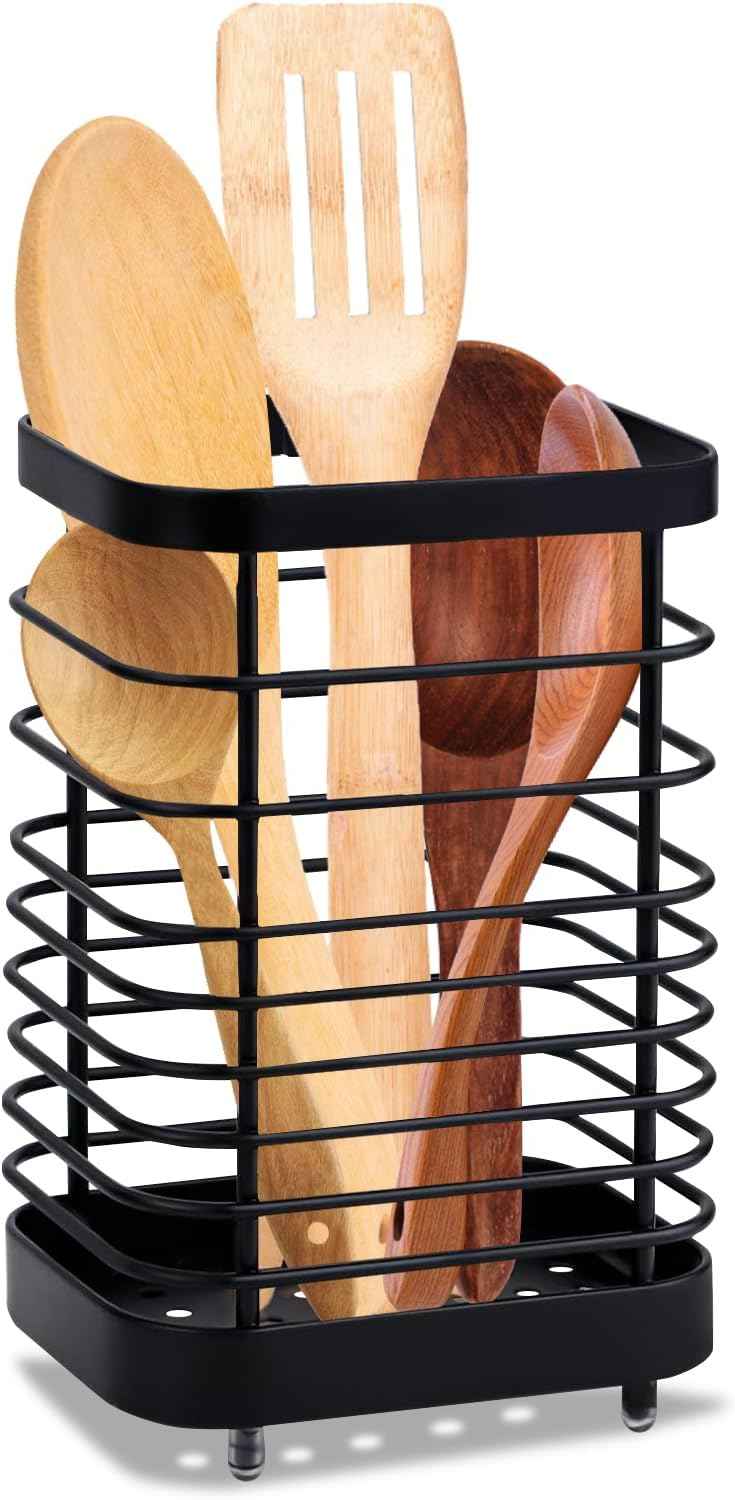 Stainless Steel Kitchen Utensil Holder and Drainer