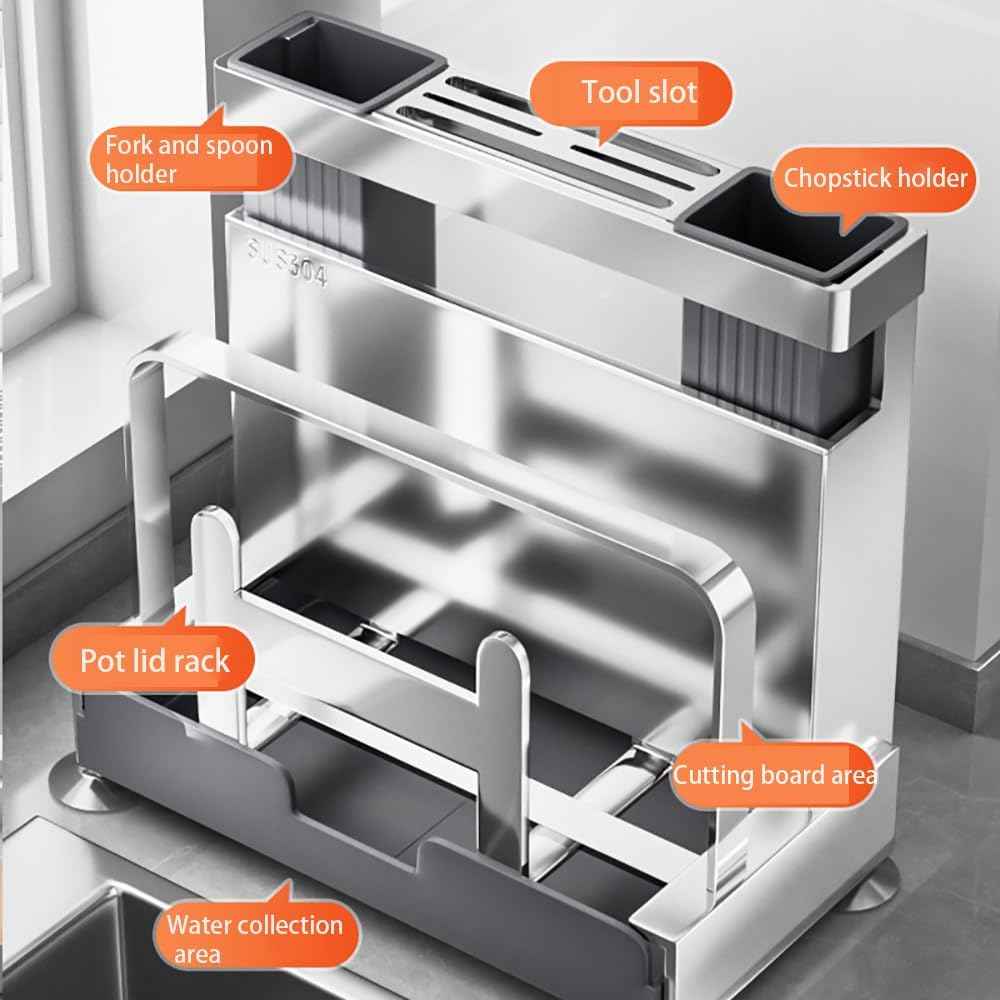Multifunctional Cutting Board and Knife Drying Rack