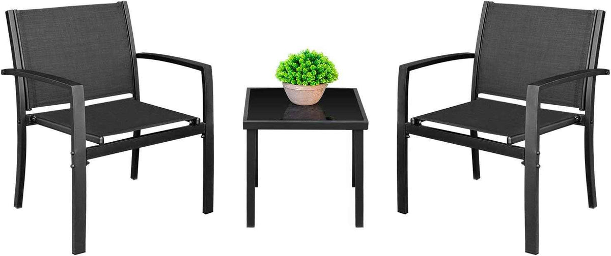 Homall 3 Pieces Patio Furniture Set Outdoor Patio Conversation