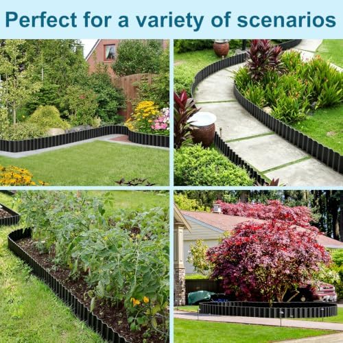 6 Inch x 40 Ft Galvanized Corrugated Metal Garden Edging Landscape Edging