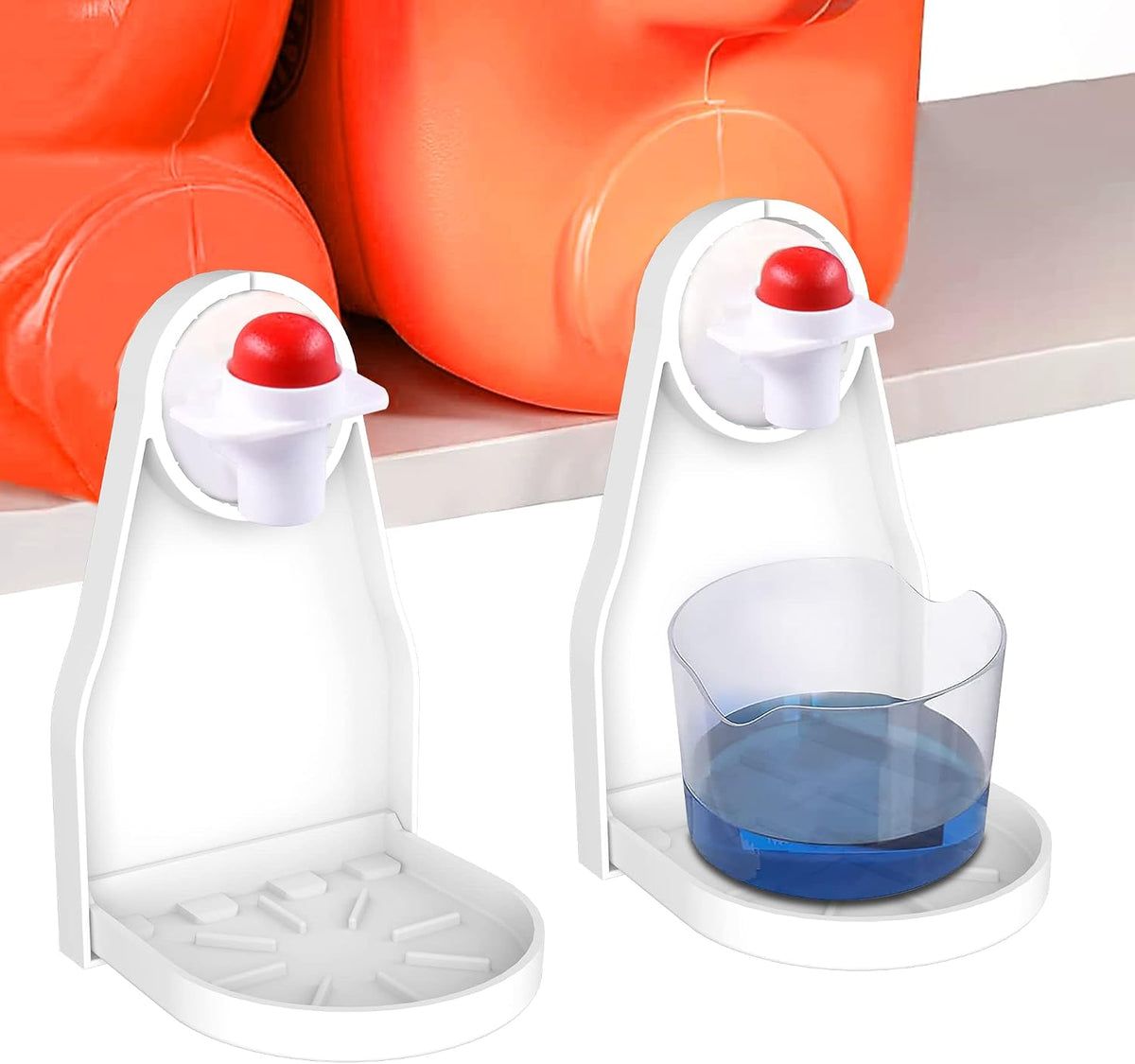 2-Pack Laundry Detergent Cup Holder Drip Catchers - Field & Nook