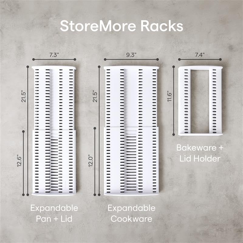 YouCopia StoreMore Bakeware Rack with Adjustable Dividers
