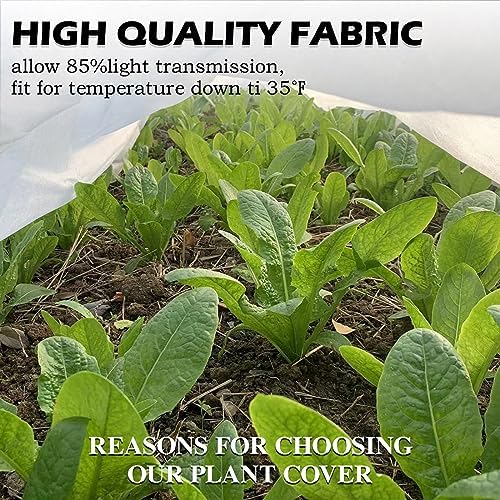 Plant Covers Freeze Protection,10 x 50 Ft Floating Row Cover