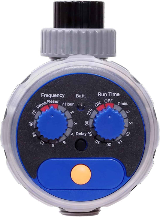Sprinkler Water Timer Programmable Garden Zero Pressure Waterproof Irrigation Controller Hose Timer for Outdoor Lawns & Garden Blue