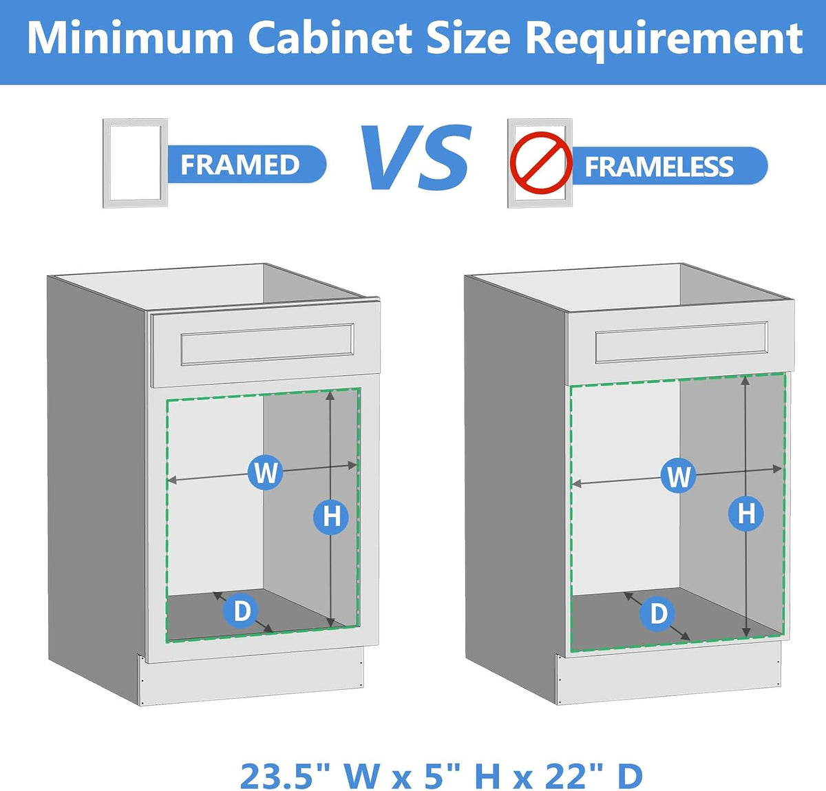ROOMTEC Pull Out Cabinet Organizer, 22-1/2" W x 21" D