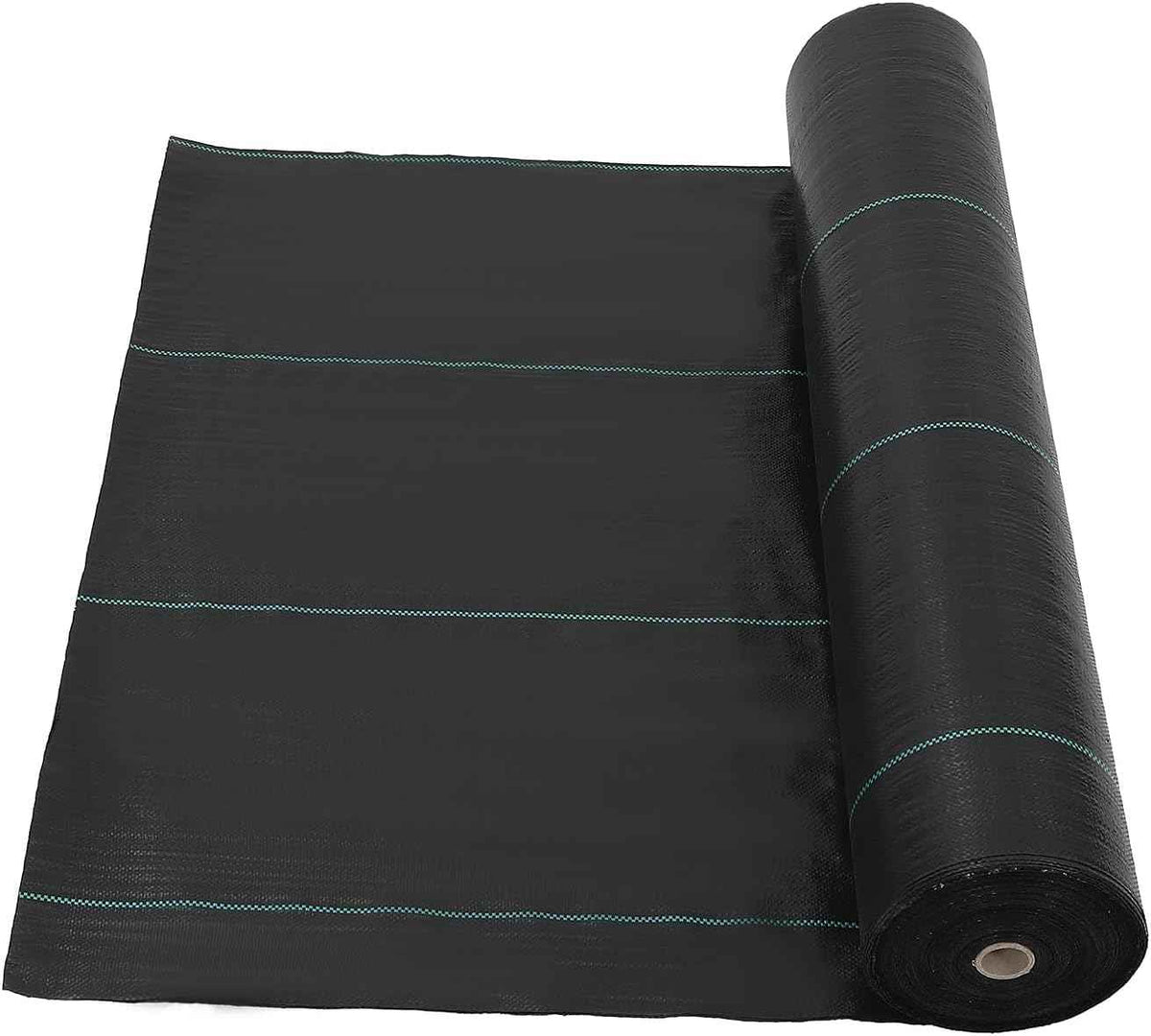 6ft X 300ft Weed Barrier Landscape Fabric Heavy Duty, Towallmark Premium 3.2oz Ground Cover Weed Block Gardening Mat, Easy Setup & Superior Weed Control, Perfect for Erosion Control, Weed Barrier