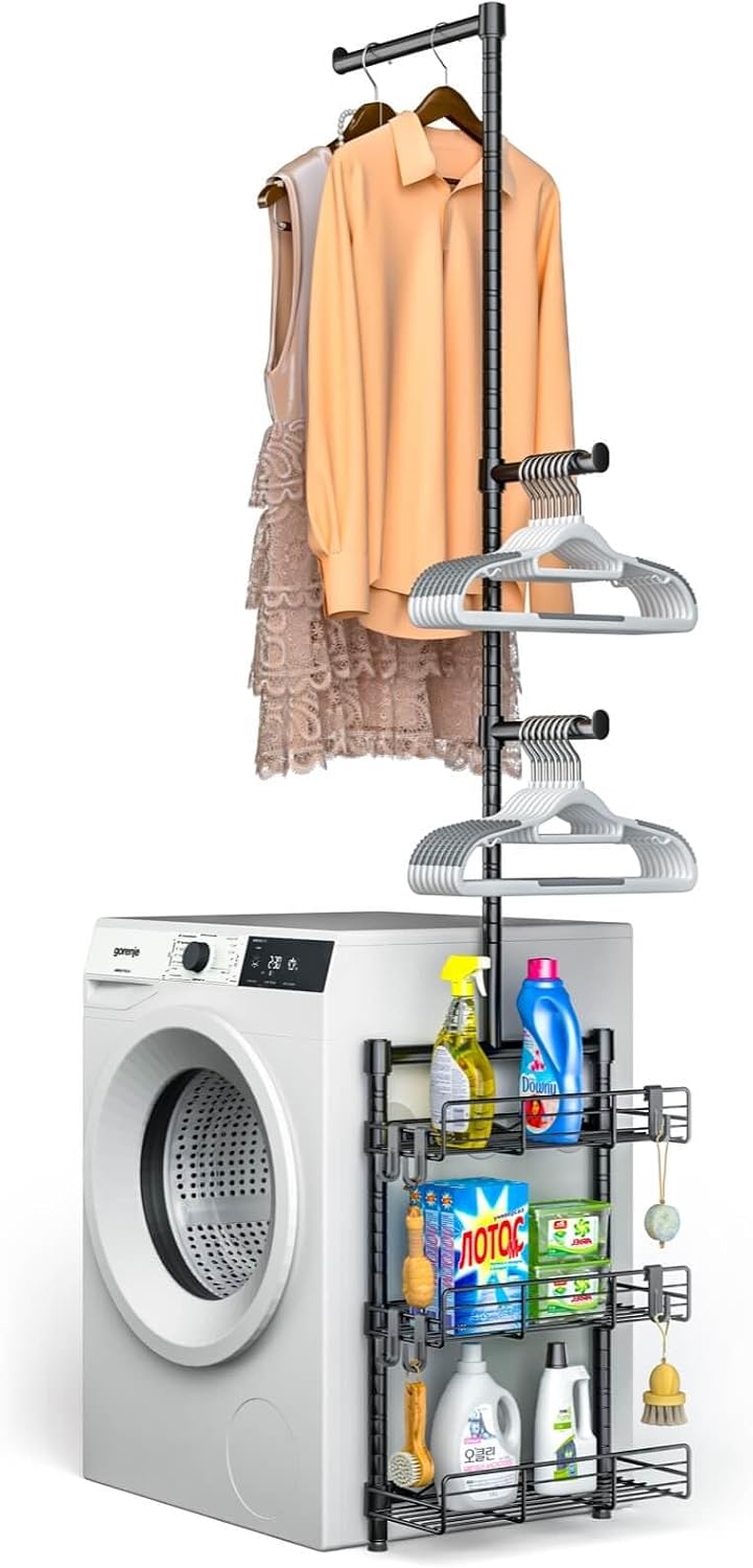 Laundry Room Shelves – Over the Washer and Dryer Storage Shelf - Field & Nook