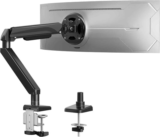 Heavy Duty Single Monitor Arm for Max 42 Inch Hold up to 33 lbs | Monitor Mount Desk Mount Height Adjustable Ultrawide Monitors Stand VESA Mount 70/100