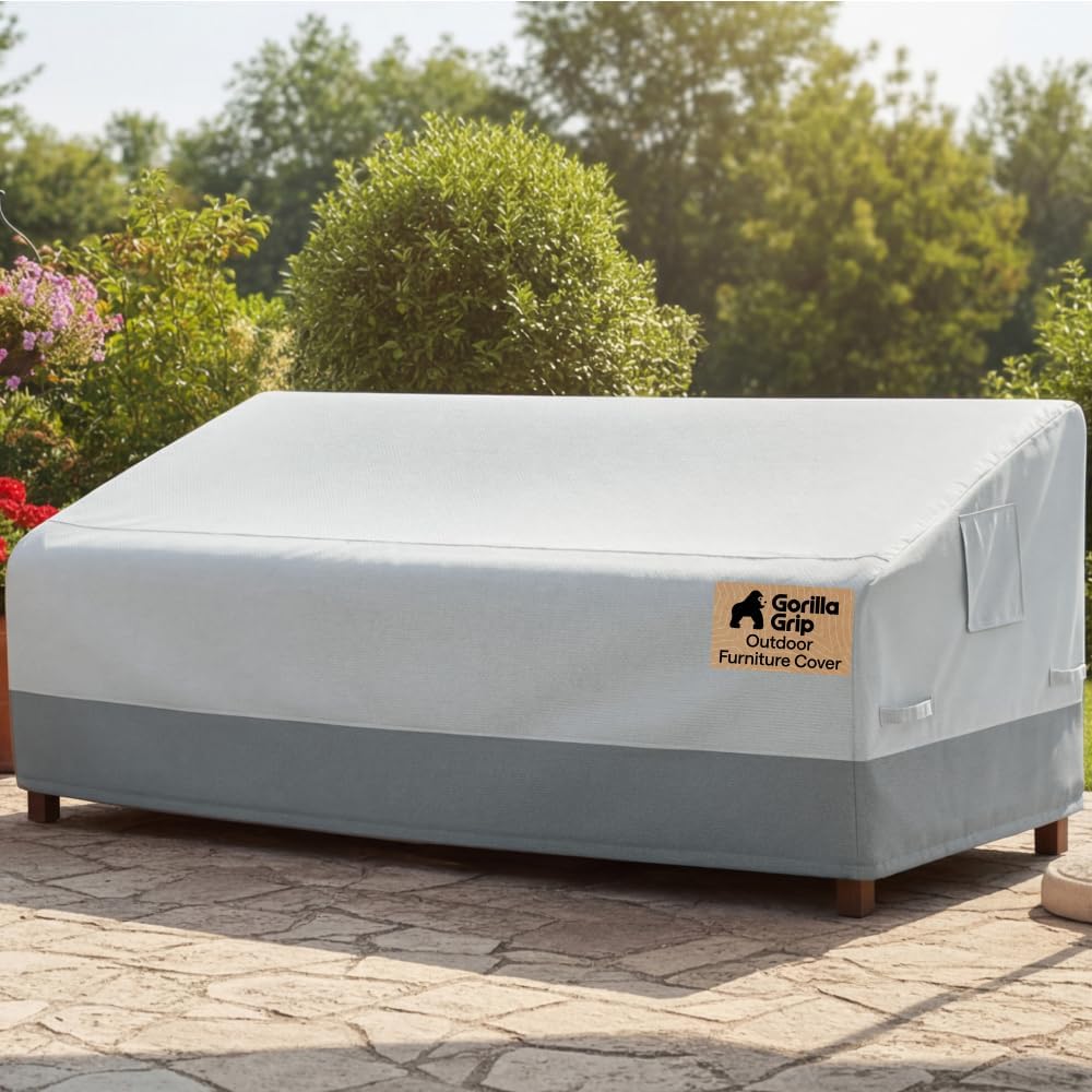 Heavy-Duty 80-Inch Three-Seat Patio Sofa Cover - Field & Nook