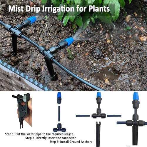 Drip Irrigation System with Water Timer for Garden,Main ID 1/2inch