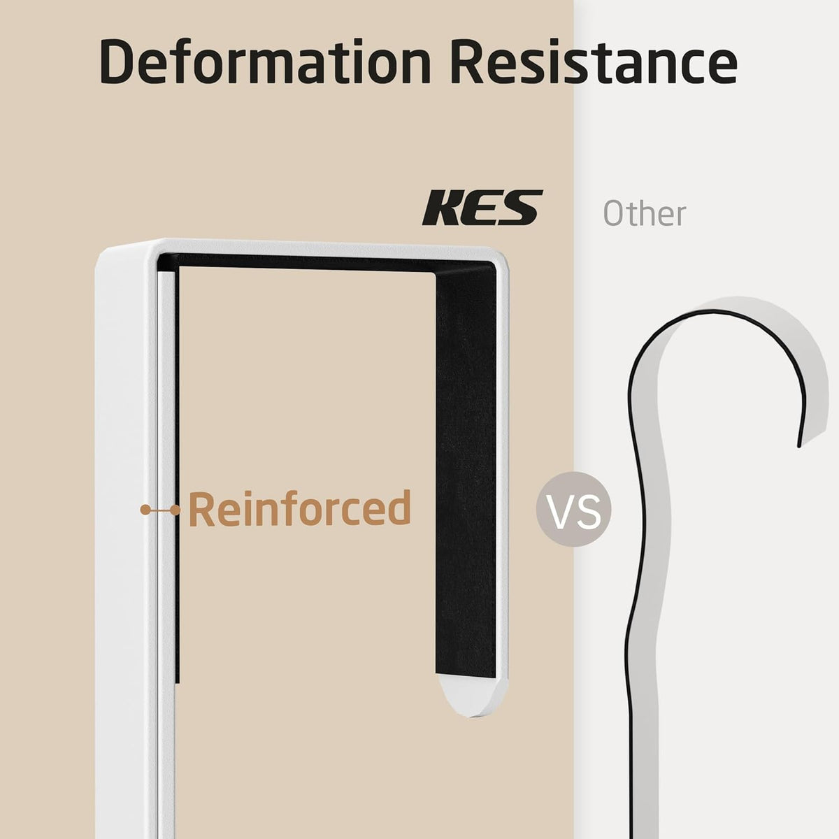 66 lb Over-Door Ironing Board Shelf – White - Field & Nook