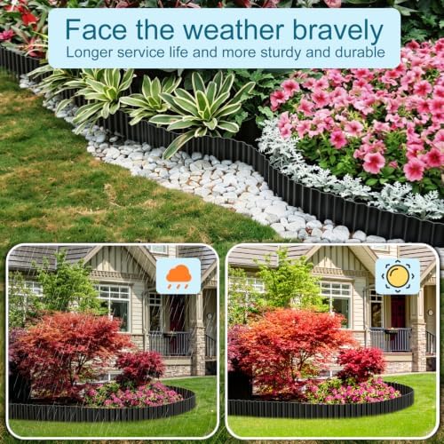 6 Inch x 40 Ft Galvanized Corrugated Metal Garden Edging Landscape Edging