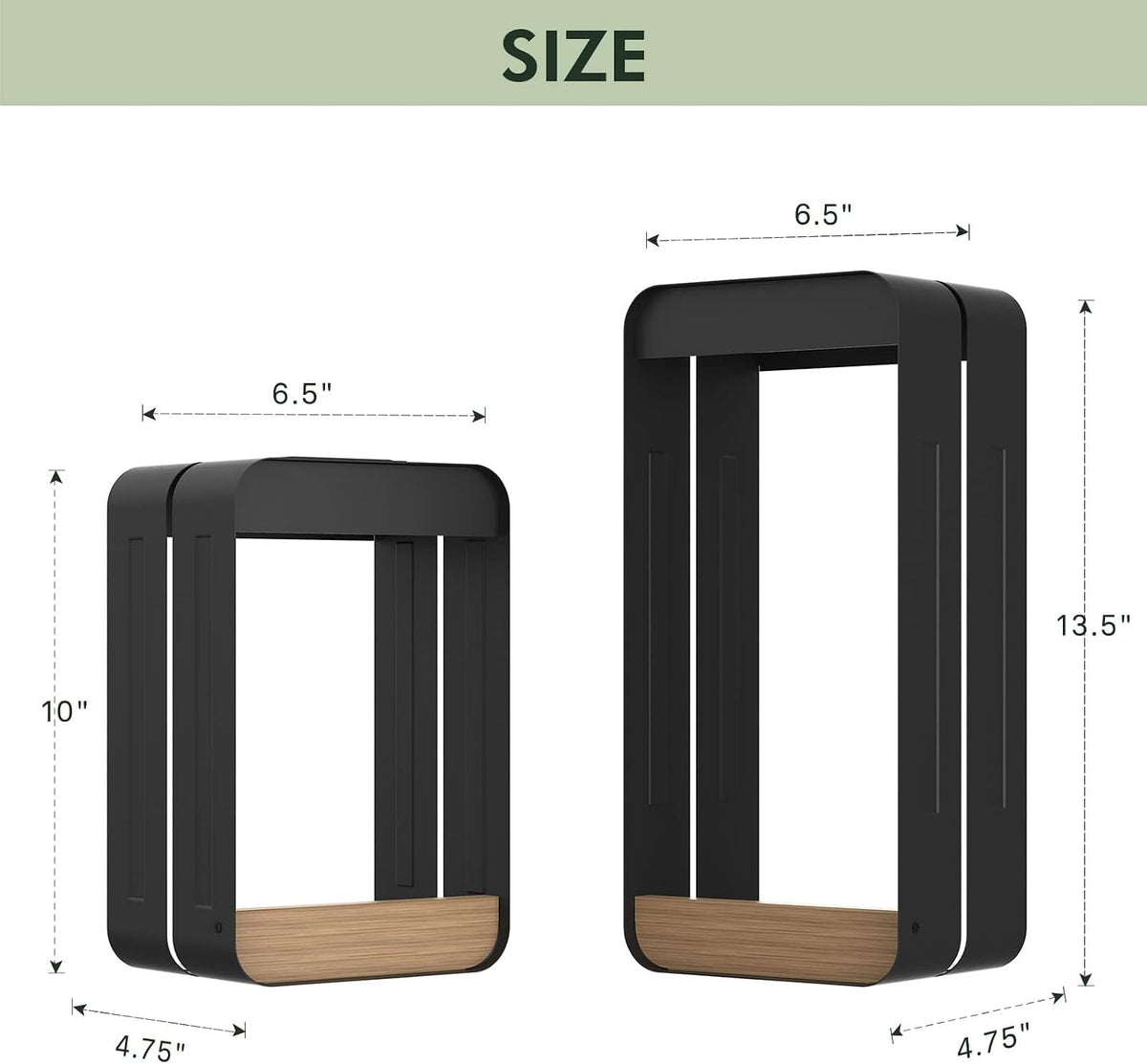 Solar Wall Sconce with Planter Shelf – Waterproof Patio Accent