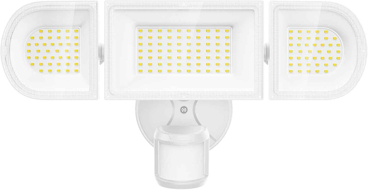 150W Motion Sensor Lights Outdoor for Outside, 15000LM LED Flood Lights Outdoor Wired Dusk to Dawn, Exterior Security Floodlight Fixture Waterproof IP65, Outdoor Lighting for House, Garage